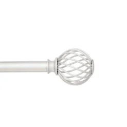 Kenney Fast Fit Easy Install Swindell 5/8" Decorative Window Curtain Rod -Home Decor Shop GUEST 2cc35517 e8c3 4875 ac4c f90c92c12ecc