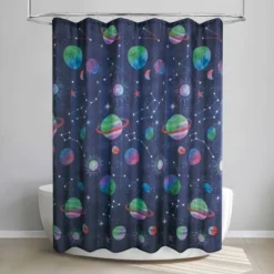 Starry Night Shower Curtain - Allure Home Creations