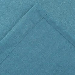 Kate Aurora Semi Sheer Flax Styled Turquoise Rod Pocket Single Window Curtain Panel - 52 In. W X 84 In. L -Home Decor Shop GUEST 2d68fb45 da99 4f3d bbed 3215c6c765b8