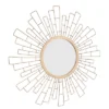 23.5" X 23.5" Metal Geometric Sunburst Decorative Wall Mirror Gold - Stonebriar Collection -Home Decor Shop GUEST 2e002db0 afa9 453d 9ca7 e5e3de423006