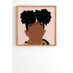 Domonique Brown Two Puffs Framed Wall Art Bamboo - Deny Designs -Home Decor Shop GUEST 2e176ddd ea7d 49b1 a4c0 95d3c1fdfbcd