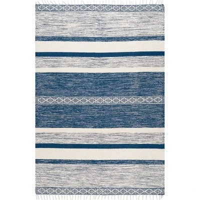 NuLOOM Striped Fringe Angela Area Rug 11 NuLOOM Striped Fringe Angela Area Rug - Image 9