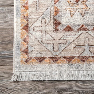 NuLOOM Zahra Faded Native Panels Area Rug 6 NuLOOM Zahra Faded Native Panels Area Rug - Image 4