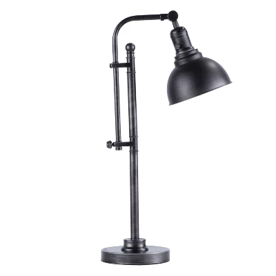 30" X 34" Emery Desk Lamp Antique Silver - LumiSource 4 30" X 34" Emery Desk Lamp Antique Silver - LumiSource - Image 2