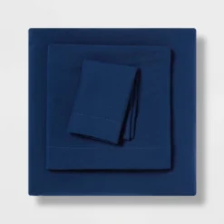 Twin/Twin XL Garment Washed Microfiber Solid Sheet Set - Room Essentials™ -Home Decor Shop GUEST 2f52748f 61b8 499f 901a 64bc515f19d4