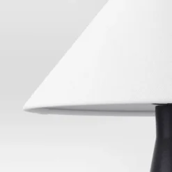 Ceramic Table Lamp With Tapered Shade Black (Includes LED Light Bulb) - Threshold™ -Home Decor Shop GUEST 2f5353b0 5f4d 45e5 8276 0f240a50e418