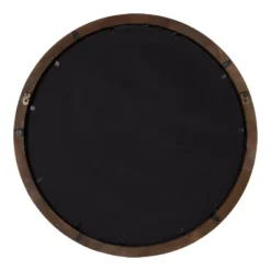 28" Round Audubon Wall Mirror Rustic Brown - Kate & Laurel All Things Decor -Home Decor Shop GUEST 31847e11 b8c9 489c ac49 4835c0e2ce51
