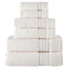 Laural Home Ivory Spa Collection 6-Pc. Cotton Towel Set -Home Decor Shop GUEST 338b4925 7a52 4420 b023 f215b9001a27