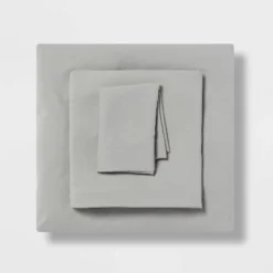 Twin/Twin XL Garment Washed Microfiber Solid Sheet Set - Room Essentials™ -Home Decor Shop GUEST 3566a3de d45c 462a b559 85e6627b725f