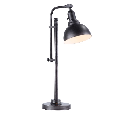30" X 34" Emery Desk Lamp Antique Silver - LumiSource 3 30" X 34" Emery Desk Lamp Antique Silver - LumiSource