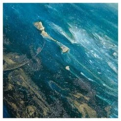 (Set Of 3) 32" Height Rolling Waves Gel Coated Canvas Blue -Home Decor Shop GUEST 370a00f5 2aac 41ae 9bde d7c98bd1c357