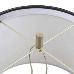 Logan Manor Amber Glass Table Lamp With Two Tone Fabric Shade - StyleCraft -Home Decor Shop GUEST 37a17fa6 37a7 4ca5 b1be 7bba3a676533