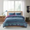 Blair Full/Queen 3pc Reversible Comforter Mini Set Navy/Purple -Home Decor Shop GUEST 383755e7 699c 43ee 8da2 d442ffaec0ee