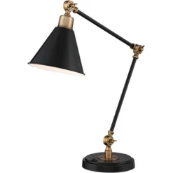 360 Lighting Modern Industrial Desk Table Lamp With USB Charging Port Adjustable 26.75" High Black Antique Brass For Bedroom Bedside Office 15 360 Lighting Modern Industrial Desk Table Lamp With USB Charging Port Adjustable 26.75" High Black Antique Brass For Bedroom Bedside Office -Home Decor Shop GUEST 38f5071e 7139 475a 8557 a6ab2c188d0e