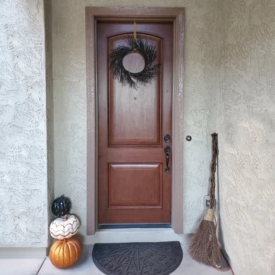 Northlight Black Twig Artificial Halloween Wreath, 24-Inch, Unlit 6 Northlight Black Twig Artificial Halloween Wreath, 24-Inch, Unlit - Image 4