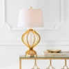 28.5" Metal Sebastian Trellis Table Lamp (Includes LED Light Bulb) Gold - JONATHAN Y 1 28.5" Metal Sebastian Trellis Table Lamp (Includes LED Light Bulb) Gold - JONATHAN Y -Home Decor Shop GUEST 39ed2b7f 0795 4259 999e fe98c4e3be51
