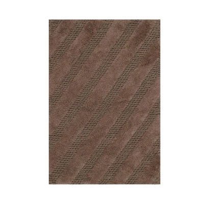 Unique Stripe Honeycomb Sculptured Bath Rug Is Made Soft Plush Cotton Is Super Soft The Touch Stone 3 Unique Stripe Honeycomb Sculptured Bath Rug Is Made Soft Plush Cotton Is Super Soft The Touch Stone