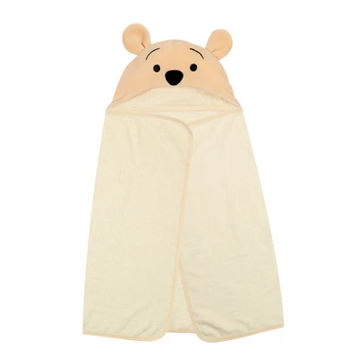 Lambs & Ivy Disney Baby Winnie The Pooh Tan Cotton Hooded Baby Bath Towel 4 Lambs & Ivy Disney Baby Winnie The Pooh Tan Cotton Hooded Baby Bath Towel - Image 2