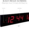 Ivation Large Digital Wall Clock, 24-Inch Big LED Display -Home Decor Shop GUEST 3ea01425 29b7 4133 9e60 ca574596c900