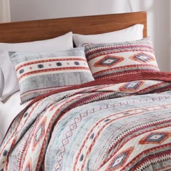 Kiva Western Boho Quilted Pillow Sham Stone By Greenland Home Fashions -Home Decor Shop GUEST 40a9fc16 06cf 46d3 b26e 0064d88af0c9