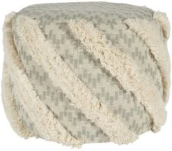Mina Victory Life Styles Trendy Woven Indoor Pouf -Home Decor Shop GUEST 426b7cb6 57e9 4c54 843a 869005a83f50