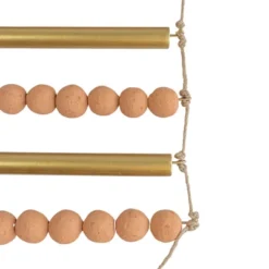 Beaded Ladder Wall Hanging Terracotta, Metal & Jute By Foreside Home & Garden 7 Beaded Ladder Wall Hanging Terracotta, Metal & Jute By Foreside Home & Garden -Home Decor Shop GUEST 42b33c1c 70b3 4e14 ac91 1aa94dfb261a