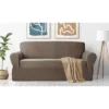 Stretch Plush Sofa Slipcover Chocolate Brown - Zenna Home -Home Decor Shop GUEST 43e3dc20 3b53 429b b9fb 7e451fb190ea