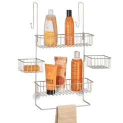 MDesign X-Wide Metal Over Door Bathroom Tub/Shower Caddy Organizer -Home Decor Shop GUEST 44a97a76 5ba0 4269 9f42 54e6f4565d64