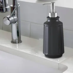 Metal Black Rust Resistant Refillable Liquid Soap Dispenser - Nu Steel 6 Metal Black Rust Resistant Refillable Liquid Soap Dispenser - Nu Steel -Home Decor Shop GUEST 45d77f6e 2be6 4ffc 8e10 57fa3a4c8120