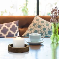 6pk Pillar Candles White - Stonebriar Collection -Home Decor Shop GUEST 46e241cc e334 4ba9 90a8 6d60cff9a62a