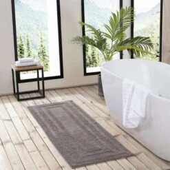 22"x60" Logan Bath Rug Brown - Eddie Bauer