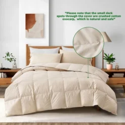 Peace Nest All Season 100% Organic Cotton Down Duvet Insert Medium Warmth Comforter -Home Decor Shop GUEST 47945382 b8a0 43ce 9f98 c76a7a38dcb3