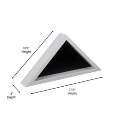 Merrick Lane Solid Wood Military Memorial Flag Display Case For 9.5' X 5' American Veteran Flag -Home Decor Shop GUEST 49a1bd2e d8a3 4256 94ae 13e2211b5ebc