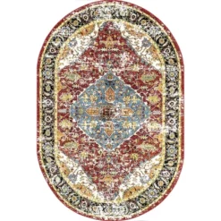 NuLOOM Indoor/Outdoor Transitional Medallion Muriel Patio Area Rug -Home Decor Shop GUEST 4a21a8c5 4bb2 45d9 be7f 65c6b7b8b616