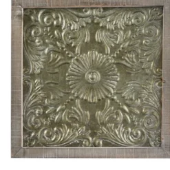 Metal Floral Embossed Wall Decor Set Of 4 Gray - Olivia & May 30 Metal Floral Embossed Wall Decor Set Of 4 Gray - Olivia & May -Home Decor Shop GUEST 4afb5447 cdf7 4c47 ba10 7e6d3544ffe8