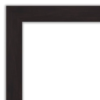 40" X 28" Non-Beveled Furniture Narrow Bathroom Wall Mirror Espresso Brown - Amanti Art 4 40" X 28" Non-Beveled Furniture Narrow Bathroom Wall Mirror Espresso Brown - Amanti Art - Image 2