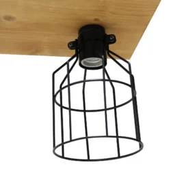 4-Light Wood Beam Pendant Brown - Lalia Home -Home Decor Shop GUEST 4e363262 0861 470c a08c ae38022e18dc