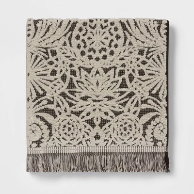 Allover Pattern Towels Black/White - Opalhouse 6 Allover Pattern Towels Black/White - Opalhouse - Image 4