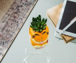 Silver Buffalo Garfield 4-Inch Ceramic Mini Planter With Artificial Succulent 11 Silver Buffalo Garfield 4-Inch Ceramic Mini Planter With Artificial Succulent -Home Decor Shop GUEST 4f351e73 5878 4648 95a7 4323e9d77fc2