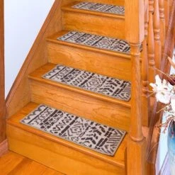 World Rug Gallery Bohemian Design Geometric Non-Slip Stair Treads -Home Decor Shop GUEST 50938cf7 9f95 48f8 a184 e765a786a063
