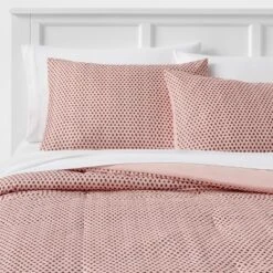 Strawberry Print Reversible Microfiber Comforter & Sheet Set Light Pink - Room Essentials™ -Home Decor Shop GUEST 509e45d1 864d 4b14 8596 d95b17988f3b