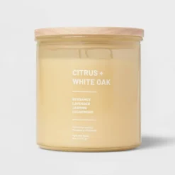 Wellness Jar Citrus And White Oak Candle Yellow - Threshold™ -Home Decor Shop GUEST 51de7eb0 bd7c 4e8e b79b 9ae5ec48b1d3