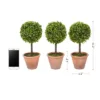 Faux Boxwood 3 Matching Realistic 11.5" Tall Topiary Arrangements In Decorative Pots For Indoor Home Or Office Décor By Pure Garden (Set Of 3) -Home Decor Shop GUEST 536e66c8 f6dc 42f9 8d74 10389f31b00e