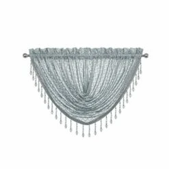 Kate Aurora Elegant Crystal Beaded Chevron Design Window Valance -Home Decor Shop GUEST 53c8d42a 86ba 4104 a20e cde1d83ffc54