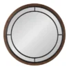 28" Round Audubon Wall Mirror Rustic Brown - Kate & Laurel All Things Decor -Home Decor Shop GUEST 5463111a f9af 4f37 aa6b d0d7edfb3237