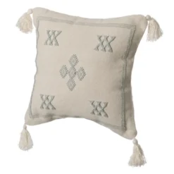 DEERLUX 16" Throw Pillow Cover With Southwest Pattern And Corner Tassels 20 DEERLUX 16" Throw Pillow Cover With Southwest Pattern And Corner Tassels -Home Decor Shop GUEST 54ea015c b243 4126 8652 7ffd4954adac