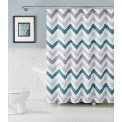 Kate Aurora 100% Cotton Modern Chevron Fabric Shower Curtain - Standard Size 8 Kate Aurora 100% Cotton Modern Chevron Fabric Shower Curtain - Standard Size -Home Decor Shop GUEST 5594784d a746 4ef8 bee0 b7d3e97dd1c5