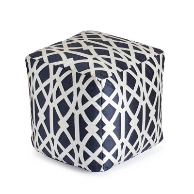 Sark Indoor/Outdoor Pouf - Anji Mountain 4 Sark Indoor/Outdoor Pouf - Anji Mountain - Image 2