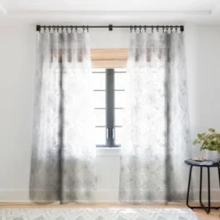 Emanuela Carratoni Line Art Floral Theme Single Panel Sheer Window Curtain - Deny Designs -Home Decor Shop GUEST 573ea947 29db 427e b0b1 abea6d78ac9b
