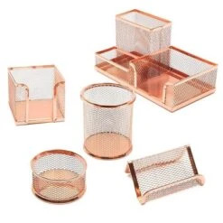 Paper Junkie Rose Gold Desk Organizer Set For Home And Office Supplies, Accessories With Pen, Pencil, Business Card, Note, And Clip Holders 15 Paper Junkie Rose Gold Desk Organizer Set For Home And Office Supplies, Accessories With Pen, Pencil, Business Card, Note, And Clip Holders -Home Decor Shop GUEST 59f576f9 6b5d 416c 90b4 28add03b22fa